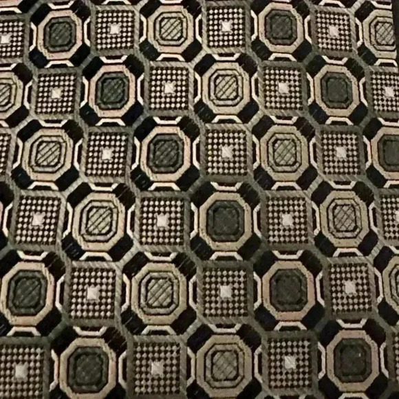 💎Men’s Vintage Joseph  & Feiss Gold & Silver Silk Neck Tie - Picture 2 of 11